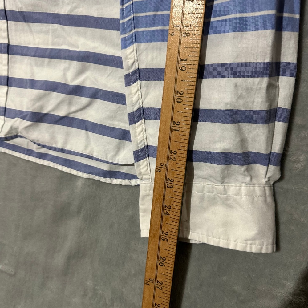 Vintage Polo Ralph Lauren Shirt Mens L Colorblock Striped Classic Button - Picture 9 of 9